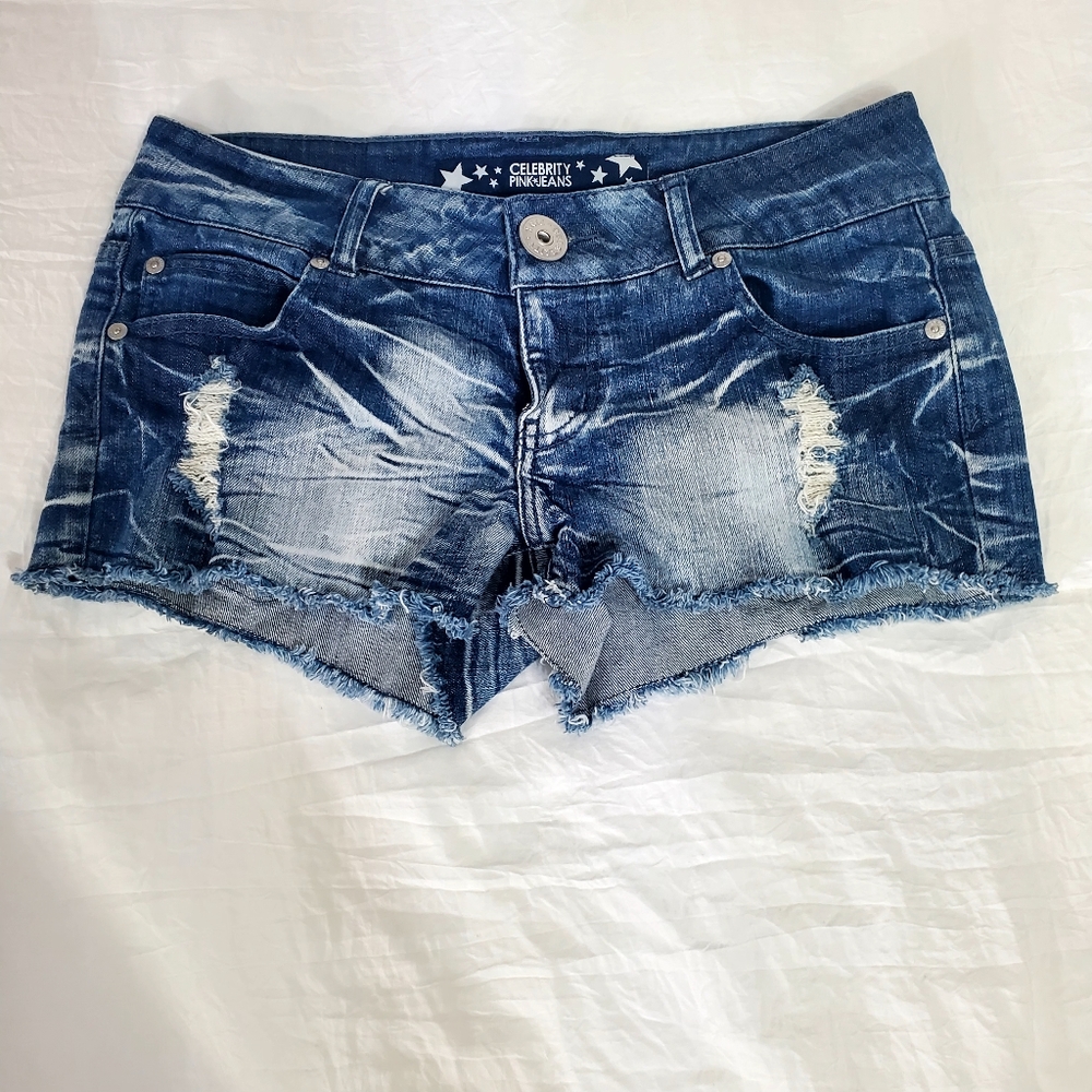 Celebrity Pink Jeans Shorts Distressed Juniors Size 5